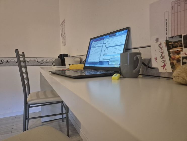 Chambre La Fougère au Clos d'Audio — espace lumineux et confortable