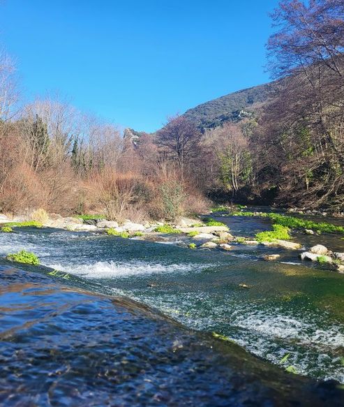 Vue sur Riols et ses environs
